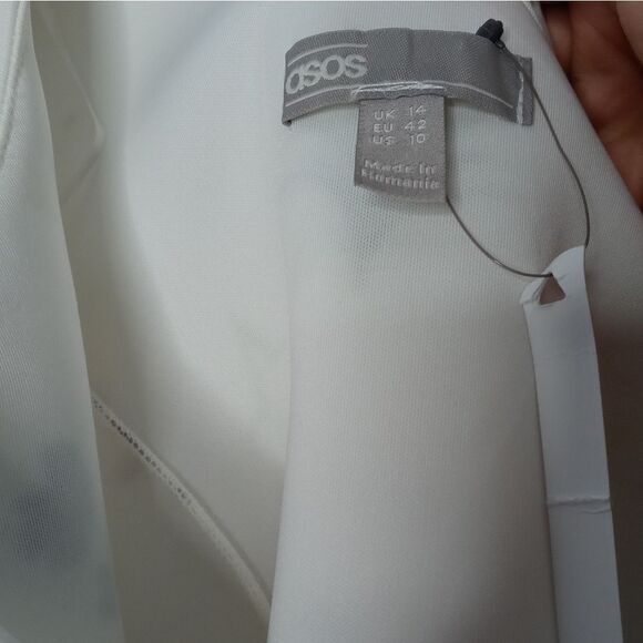 ASOS DESIGN floral one shoulder ruffle a-line mini dress - Picture 6 of 10